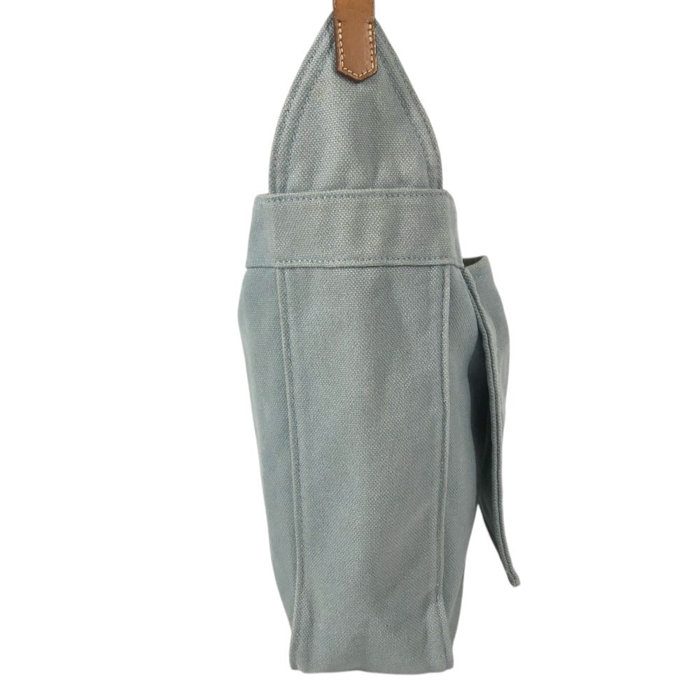 HERMES Shoulder Maruwari PM Maruwari PM Bag Shoulder Bag Tote Bag Canvas blue Used