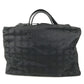 CHANEL New travel line CC CC Mark logo Bag, Business Bag, Mini Duffle Bag Hand Bag Nylon / Leather Black Used