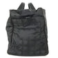 CHANEL New travel line CC CC Mark logo Bag, Business Bag, Mini Duffle Bag Hand Bag Nylon / Leather Black Used
