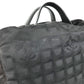 CHANEL New travel line CC CC Mark logo Bag, Business Bag, Mini Duffle Bag Hand Bag Nylon / Leather Black Used