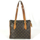 LOUIS VUITTON M40007 Monogram Popincourt Popincourt Bag Tote Bag shawl Shoulder Bag MonogramCanvas Brown Used