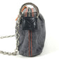 Dior Flight Trotter Logo Denim Makeup pouch, cosmetic pouch, shoulder bag, crossbody bag Cosmetics Pouch Denim Navy Used