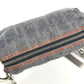 Dior Flight Trotter Logo Denim Makeup pouch, cosmetic pouch, shoulder bag, crossbody bag Cosmetics Pouch Denim Navy Used