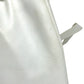 Salvatore Ferragamo vintage Gancini logo bag backpack Backpack straw / Leather White Used