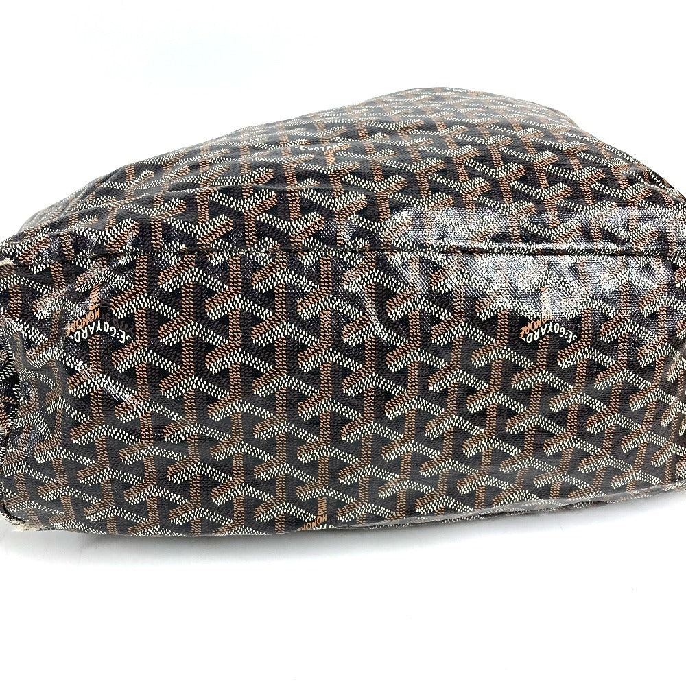 GOYARD Saint Louis PM (with pouch) Tote Bag shoulder bag Shoulder Bag PVC/Leather Black Used