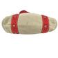 LOUIS VUITTON M40035 Antigua Cabas MM Bag Tote Bag shawl Shoulder Bag Canvas Beige/Red Used