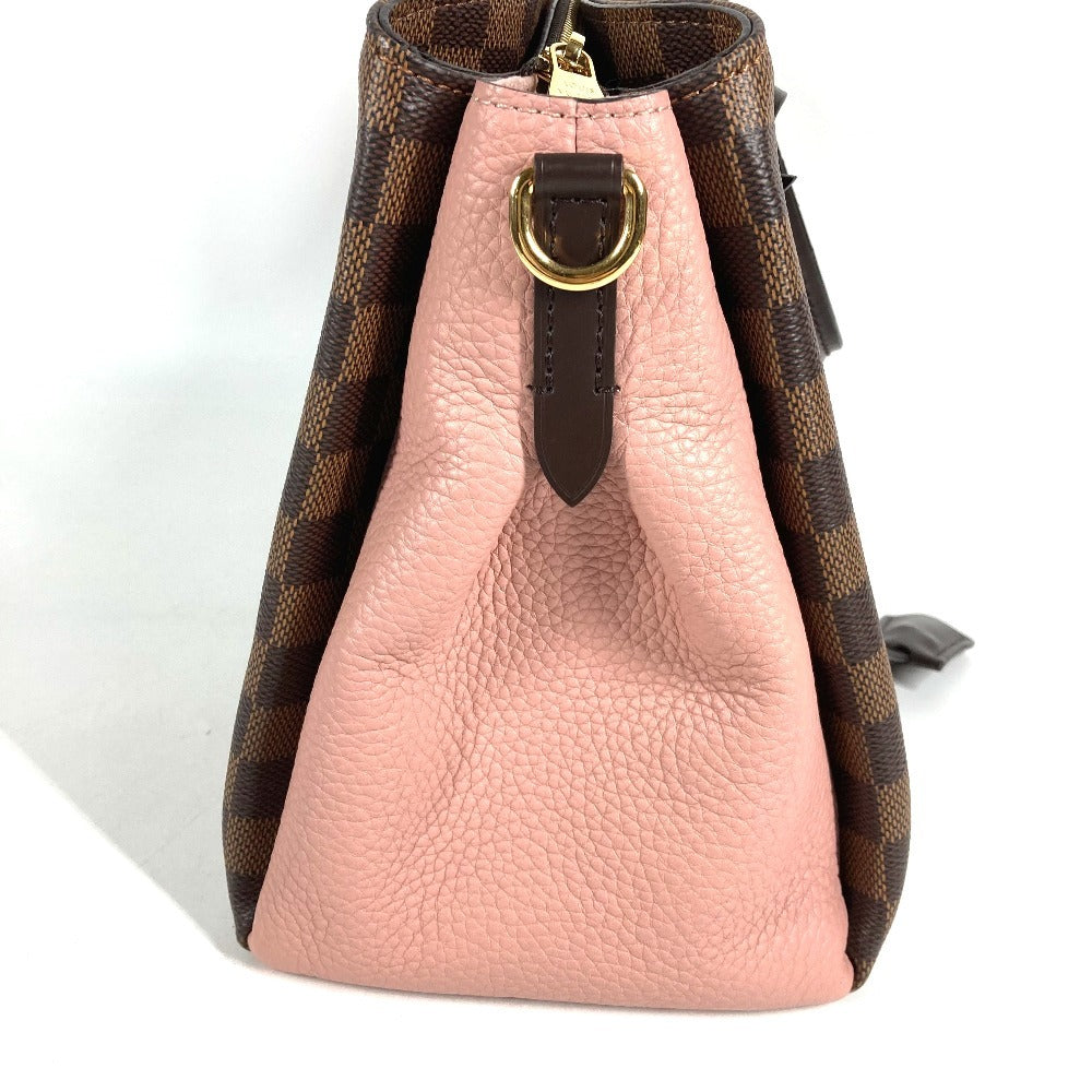 LOUIS VUITTON N41488 Damier Normandy Bag, Tote Bag, Shoulder Bag Hand Bag Damier Canvas Magnolia pink/Brown Used