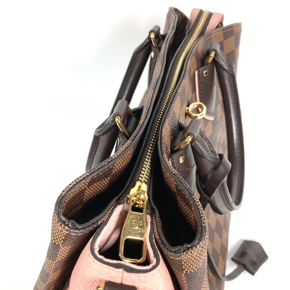 LOUIS VUITTON N41488 Damier Normandy Bag, Tote Bag, Shoulder Bag Hand Bag Damier Canvas Magnolia pink/Brown Used