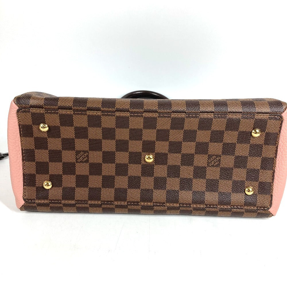 LOUIS VUITTON N41488 Damier Normandy Bag, Tote Bag, Shoulder Bag Hand Bag Damier Canvas Magnolia pink/Brown Used