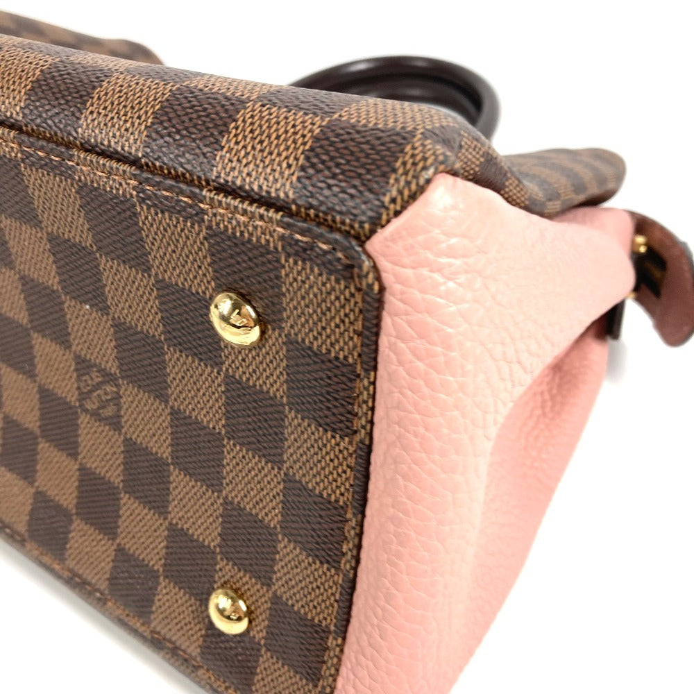 LOUIS VUITTON N41488 Damier Normandy Bag, Tote Bag, Shoulder Bag Hand Bag Damier Canvas Magnolia pink/Brown Used