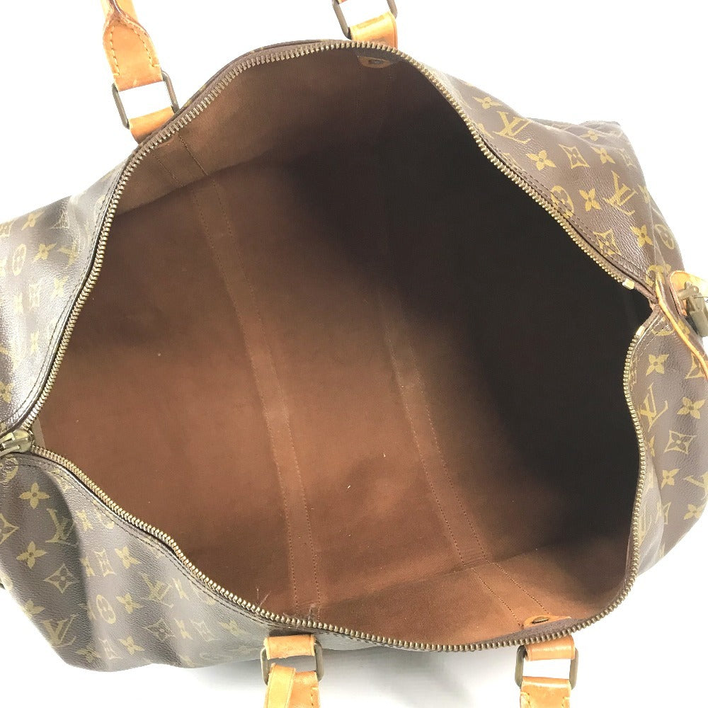 LOUIS VUITTON M41424 Monogram Old Model Outie Keepall55 Keepall 55 Bag, Travel Bag, Handbag Duffle Bag MonogramCanvas Brown Used