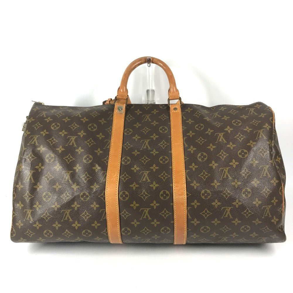 LOUIS VUITTON M41424 Monogram Old Model Outie Keepall55 Keepall 55 Bag, Travel Bag, Handbag Duffle Bag MonogramCanvas Brown Used