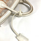 LOUIS VUITTON M40699 Transparency Monogram Lockit Tote Bag, Embroidered, Clear, Mesh Hand Bag Leather / Nylon White Used