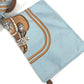 HERMES Brides de Gala Silky City PM Silky City PM Crossbody bag with pouch Shoulder Bag silk / Leather Light blue/Brown Used