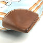 HERMES Brides de Gala Silky City PM Silky City PM Crossbody bag with pouch Shoulder Bag silk / Leather Light blue/Brown Used