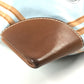 HERMES Brides de Gala Silky City PM Silky City PM Crossbody bag with pouch Shoulder Bag silk / Leather Light blue/Brown Used