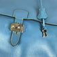 HERMES Sac à de Peches 38 Sac à de Peches 38 Handbag, flap briefcase, document bag Business bag Taurillon Clemence Blue gene blue/SilverHardware Used