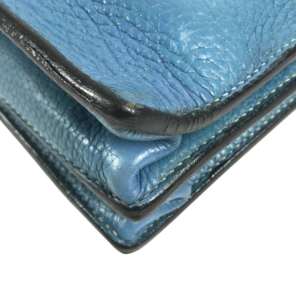 HERMES Sac à de Peches 38 Sac à de Peches 38 Handbag, flap briefcase, document bag Business bag Taurillon Clemence Blue gene blue/SilverHardware Used