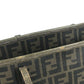 FENDI 8BH185 Zucca logo Bag Tote Bag shawl Shoulder Bag PVC/Leather Brown/purple Used
