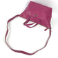 Salvatore Ferragamo Logo Gancini 2-Way Bag: Crossbody Bag, Handbag, Tote Bag Shoulder Bag Leather Purple Based/Pink Based Used