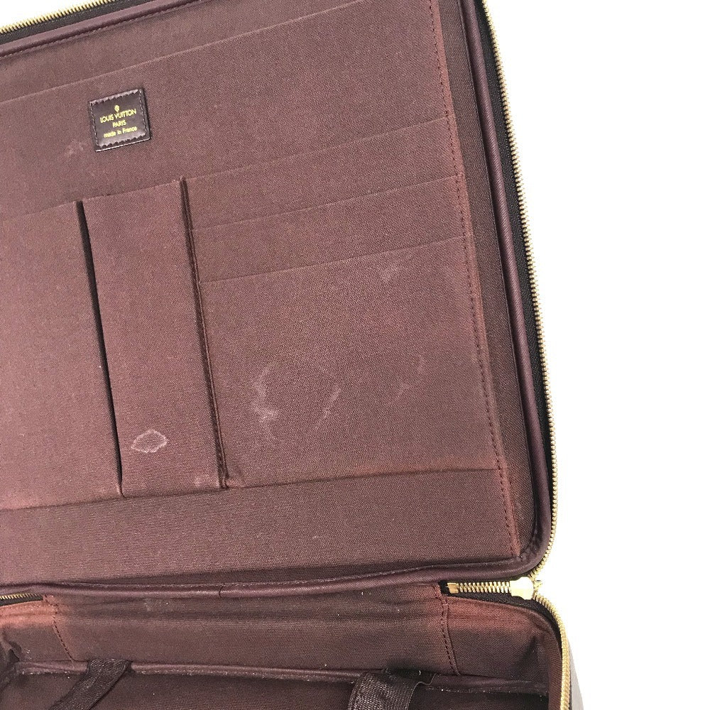 LOUIS VUITTON M30836 Taiga Porte Ordina Tour Odessa Briefcase, Business Bag, Document Bag, Handbag Hand Bag Taiga Leather Acajou Wine red Based Used