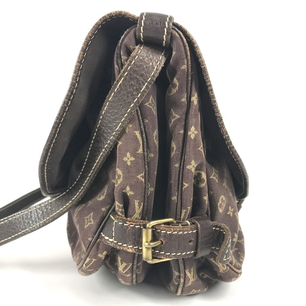 LOUIS VUITTON M95227 Monogram Mini-Lin Saumur30 Saumur 30 Bag Crossbody Flap Shoulder Bag Monogram Mini-LinCanvas Brown Used