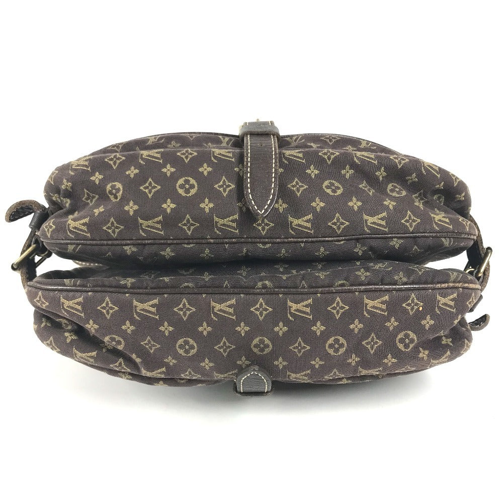 LOUIS VUITTON M95227 Monogram Mini-Lin Saumur30 Saumur 30 Bag Crossbody Flap Shoulder Bag Monogram Mini-LinCanvas Brown Used