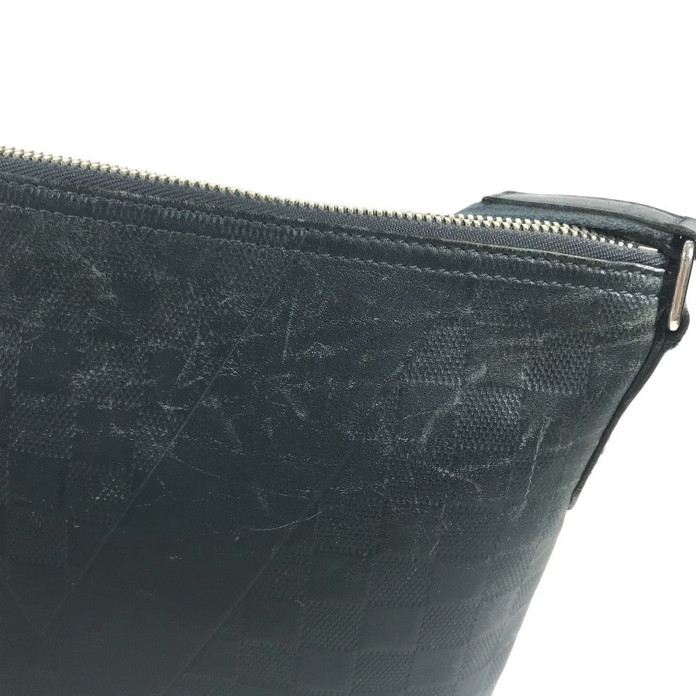 LOUIS VUITTON N41637 Damier Infini Mick PM Mick PM USA N's Cup Bag Crossbody Shoulder Bag Damier InfiniLeather Navy Used