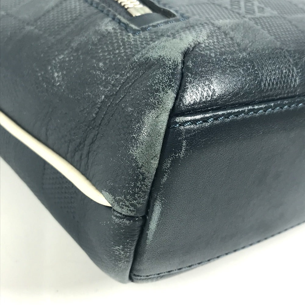 LOUIS VUITTON N41637 Damier Infini Mick PM Mick PM USA N's Cup Bag Crossbody Shoulder Bag Damier InfiniLeather Navy Used