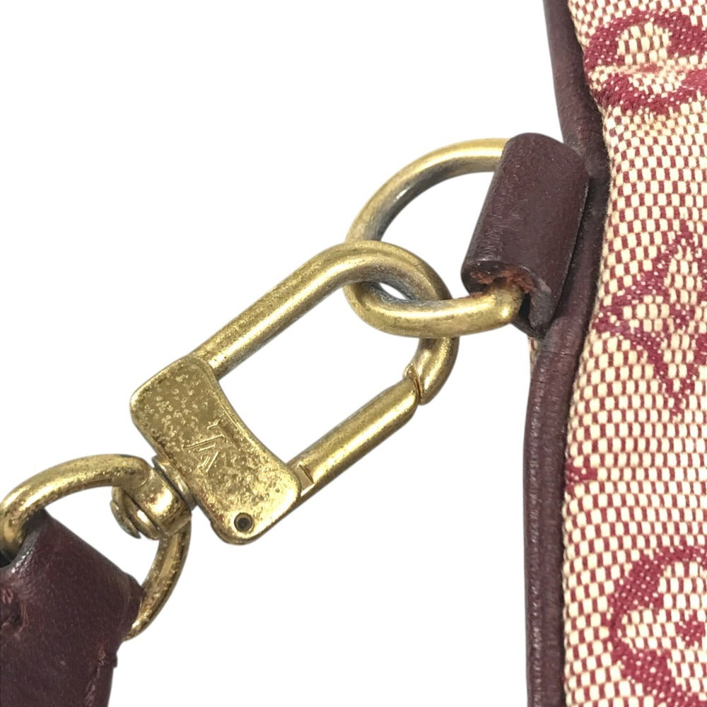 LOUIS VUITTON M92210 Monogram mini Françoise Shoulder bag, 2-way bag, Handbag, Flat bag Tote Bag Monogram Mini Canvas Slys Red Used