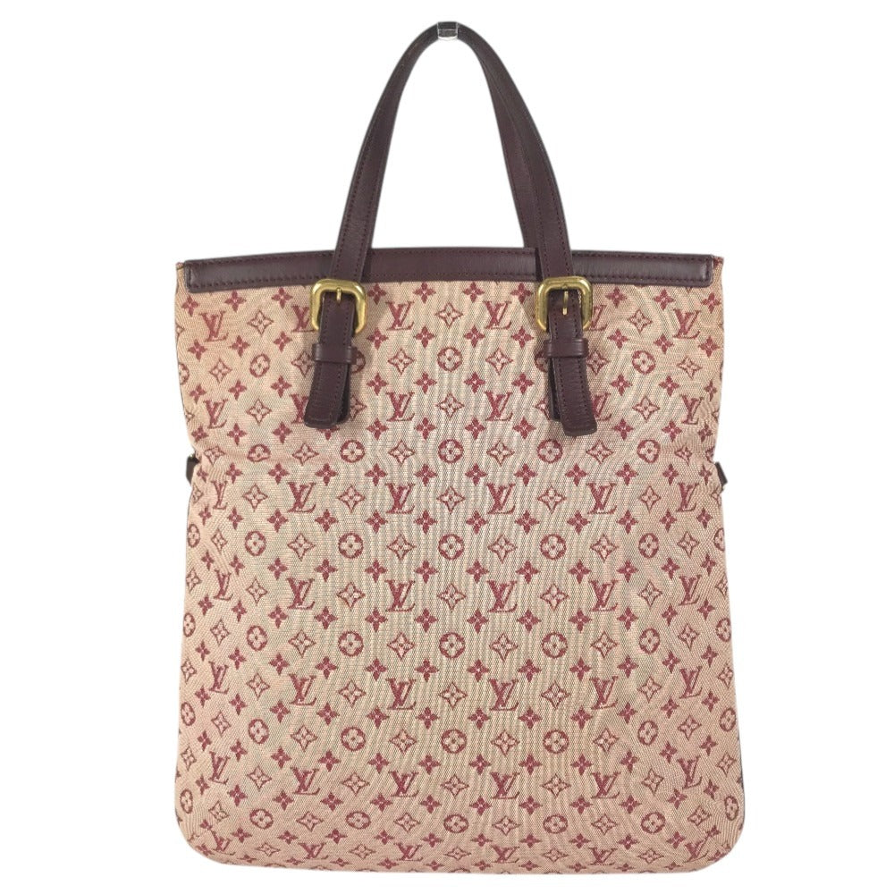 LOUIS VUITTON M92210 Monogram mini Françoise Shoulder bag, 2-way bag, Handbag, Flat bag Tote Bag Monogram Mini Canvas Slys Red Used