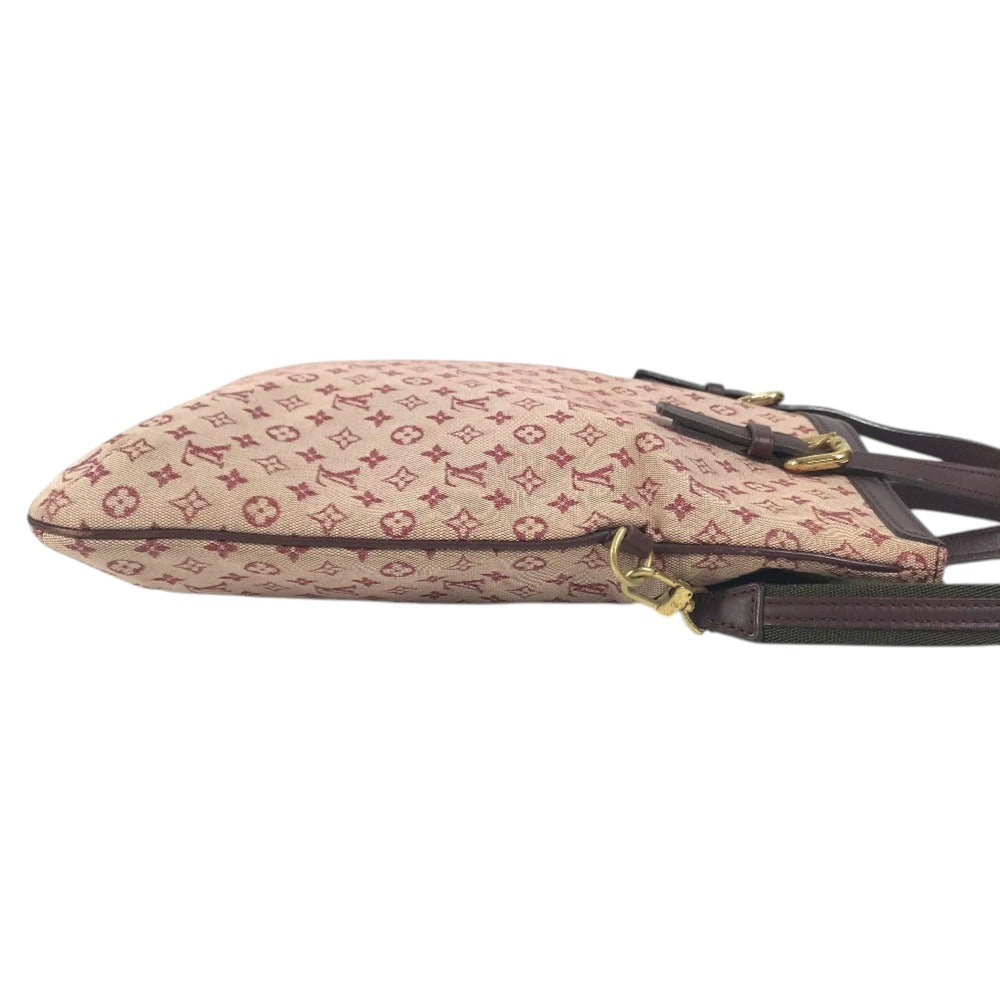LOUIS VUITTON M92210 Monogram mini Françoise Shoulder bag, 2-way bag, Handbag, Flat bag Tote Bag Monogram Mini Canvas Slys Red Used