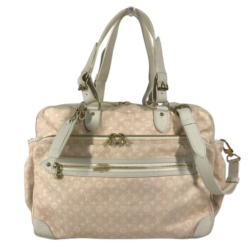 LOUIS VUITTON M95255 Monogram Mini-Lin Sac à l'Ange Bag, 2-way bag, Mother's bag, Tote bag, Duffle bag Shoulder Bag Monogram Mini-LinCanvas Rose pink Used
