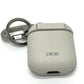 Dior 2PUKH190YUZ Logo Earphone Case for AirPods, Leather Accessory Case, Unisex, Off-White