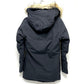 CANADA GOOSE 3438JM JASPER Down Jacket with Fur Hood, Unisex, Navy
