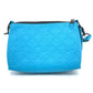 LOUIS VUITTON M55925 Monogram Empreinte Triangle Messenger Bag, 2-Way Shoulder Bag, Monogram Empreinte Leather, Men's, Turquoise Blue