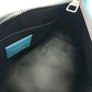 LOUIS VUITTON M55925 Monogram Empreinte Triangle Messenger Bag, 2-Way Shoulder Bag, Monogram Empreinte Leather, Men's, Turquoise Blue