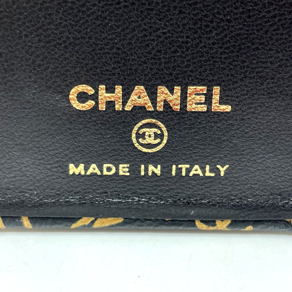CHANEL Camellia CC Coco Mark Matelasse iPhone X &amp; XS 2019AW Calfskin Case, Women's, Black and Gold