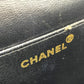 CHANEL Vステッチ シェブロン CC ココマーク カバン チェーン 2WAYバッグ 斜め掛け ショルダーバッグ エナメル/レザー レディース ブラック