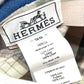 HERMES キャスケット 帽子 麻 レディース ブルー