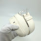 Maison Margiela S56WB0013 Glam Slam Mini Waist Bag in White Leather