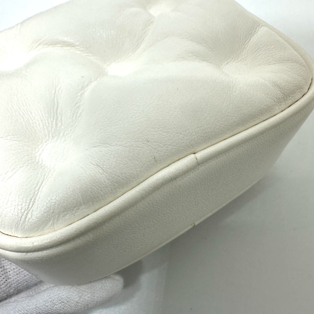 Maison Margiela S56WB0013 Glam Slam Mini Waist Bag in White Leather