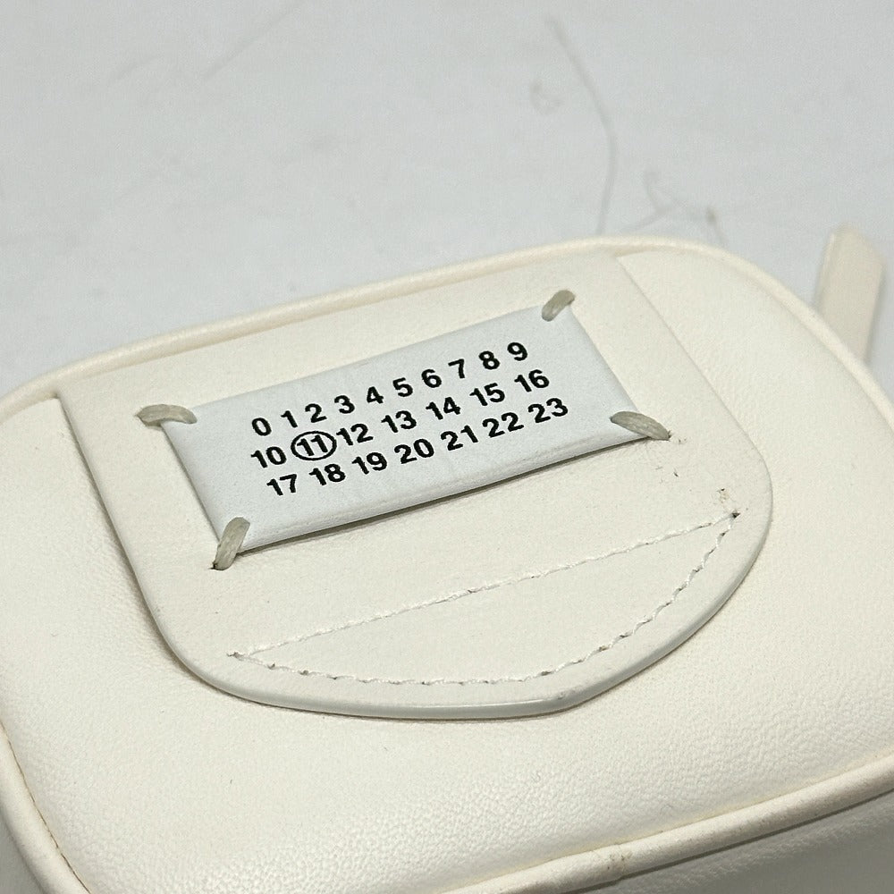 Maison Margiela S56WB0013 Glam Slam Mini Waist Bag in White Leather