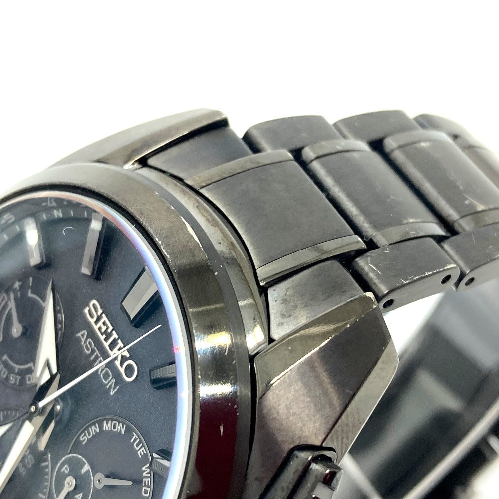 SEIKO SBXC069/5X53-0AV0 アストロン グローバルライン デイデイト GPS ソーラー電波 腕時計 チタン メンズ ブラック