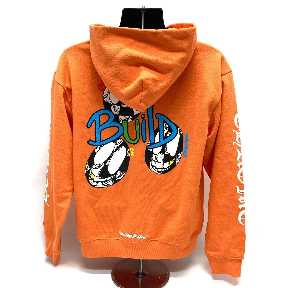 Chrome Hearts Matty Boy Tops, Spring/Summer 2021 PPO Link Build HD PLVR Apparel Hoodie, Cotton, Men's, Orange