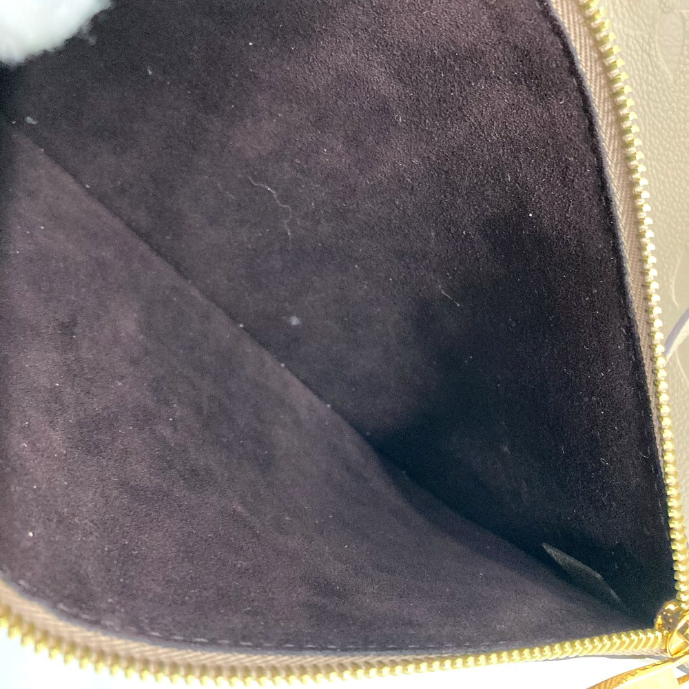 LOUIS VUITTON M45686 Monogram Empreinte Neverfull MM Shoulder Tote Bag in Monogram Empreinte Leather, Women's Tourterelle, Greige