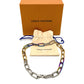 LOUIS VUITTON M80177 Collier Signature Chain Necklace in Multicolor, Men's Metal