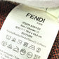 FENDI JFQ039 ズッカ FF柄 フード付 アウター ポンチョ コットン キッズ ブラウン