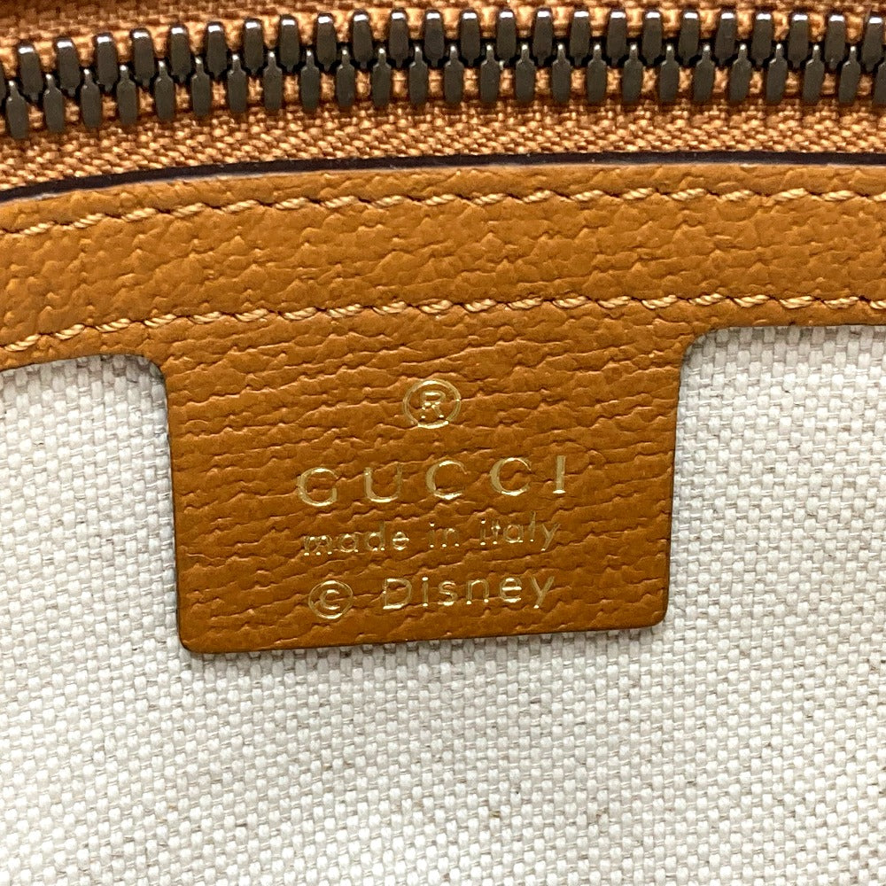 GUCCI 602695 ディズニーコラボ ミッキー ミニ GGスプリーム カバン ベルトバッグ ボディバッグ GGスプリームキャンバス ユニセックス ブラウン