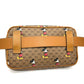 GUCCI 602695 ディズニーコラボ ミッキー ミニ GGスプリーム カバン ベルトバッグ ボディバッグ GGスプリームキャンバス ユニセックス ブラウン